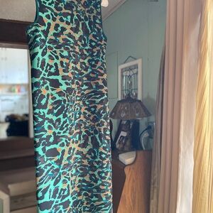 Silky Animal Print Chico Dress